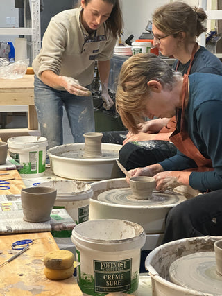 Monday Evening: All Levels Wheel Throwing Starting January 5th